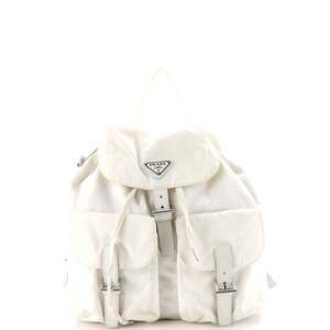 Prada Vela Double Front Pocket Backpack #224222P98B
